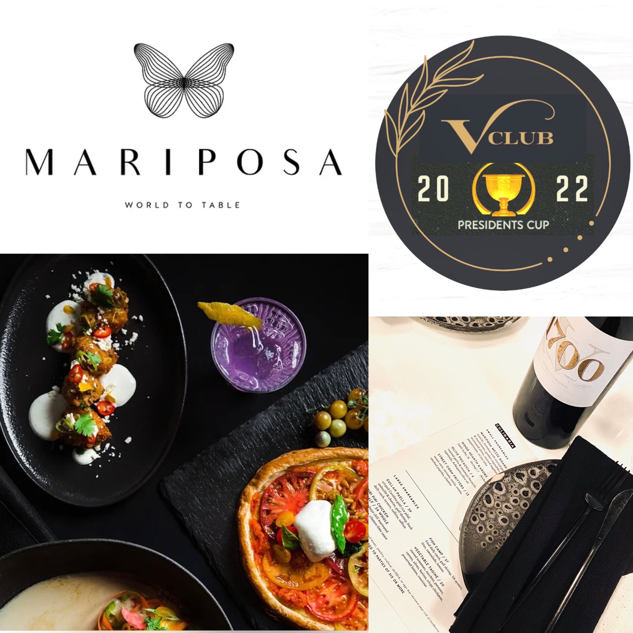 VClub dinner at Mariposa - and the debut of V1700 in the US!