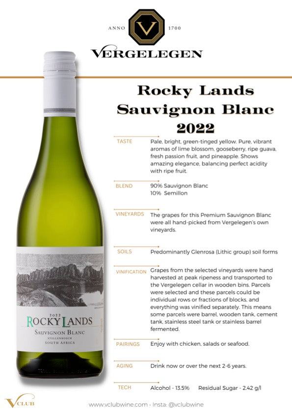 Rocky Lands Sauvignon Blanc (2022)